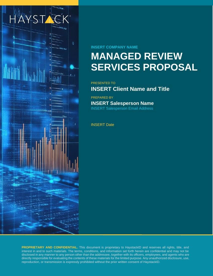 Managed Review proposal template