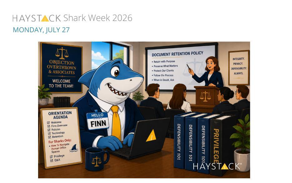 Shark Week Monday orientation creative